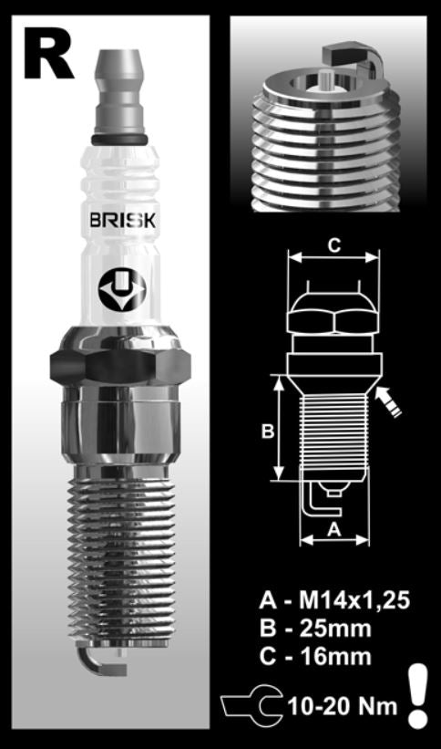 brisk racing spark plug