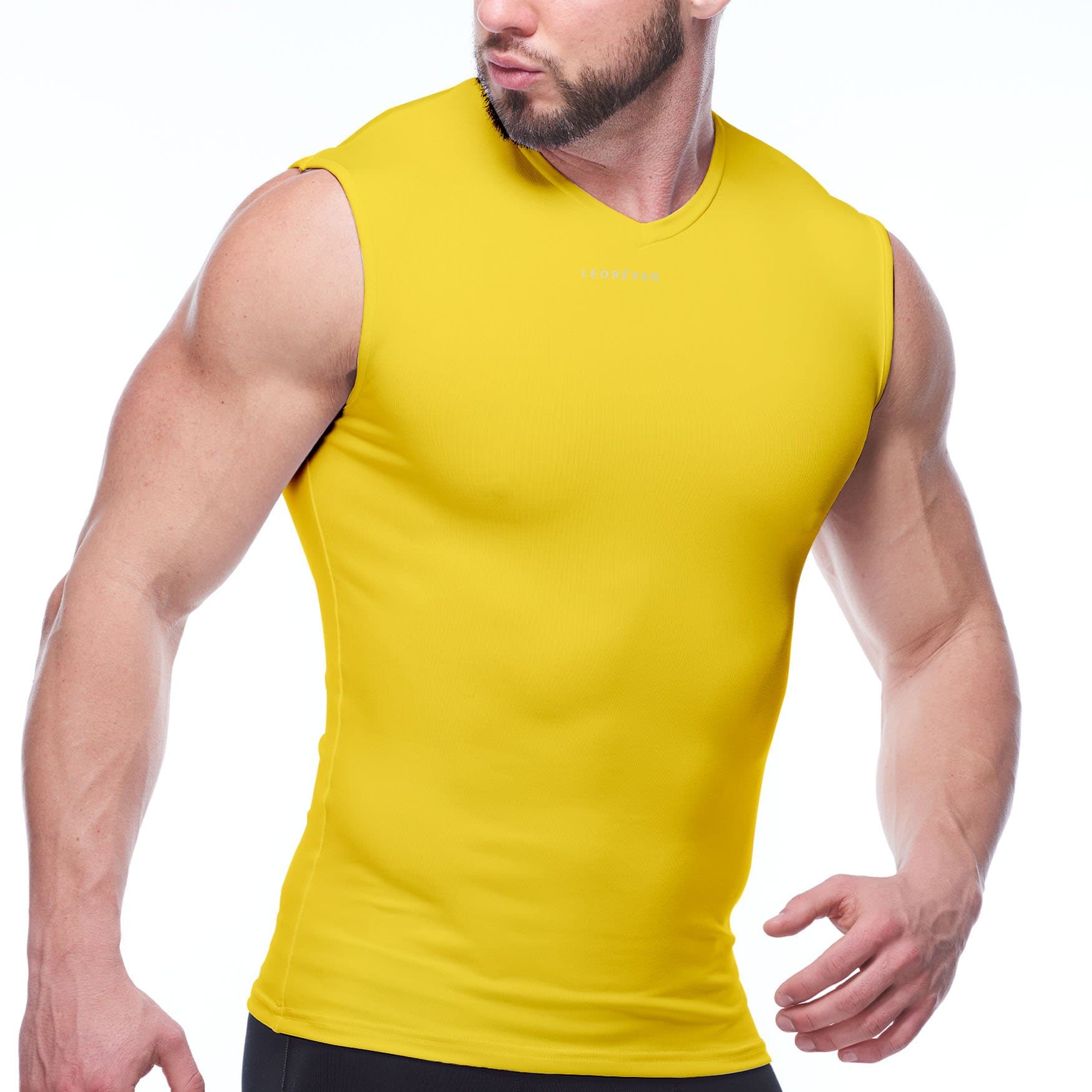 Mens Performance Sleeveless Compression Shirt – LEORÊVER