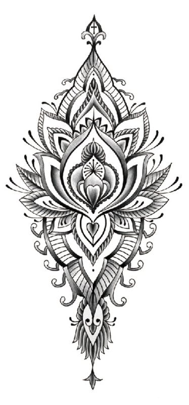 Mandala Tattoo Pattern Tatoo Graphic by fadhiesstudio · Creative