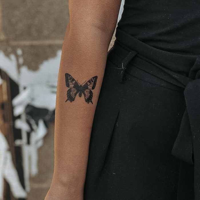 Tattoo of Fire butterfly Transformation tattoo  custom tattoo designs on  TattooTribescom