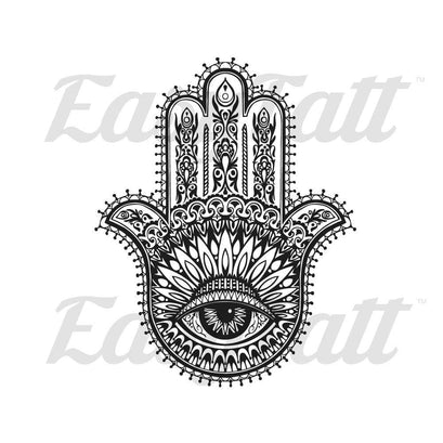 Illuminati Hand Eye Temporary Tattoo | EasyTatt™
