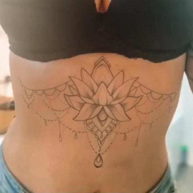 Double triangle sternum tattoo  Triangle tattoos, Sternum tattoo, Tattoos