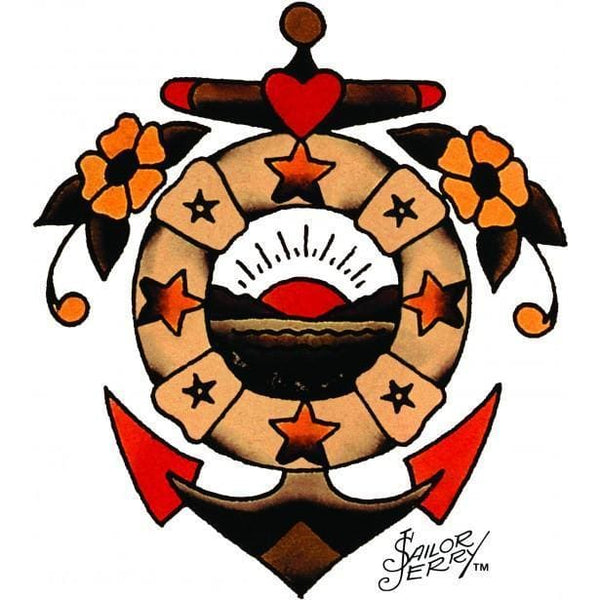 Sailor Jerry Anchor Temporary Tattoo | EasyTatt™