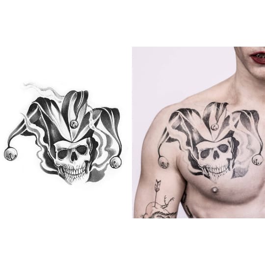 The Joker Temporary Tattoo Easytatt