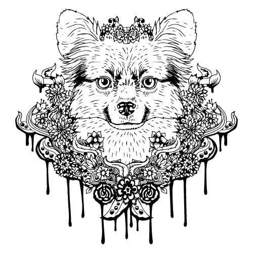 Wolf Temporary Tattoo | EasyTatt™