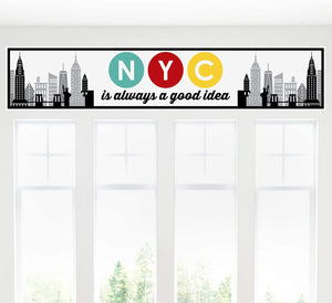 NYC Cityscape - New York City Party Decorations Party Banner