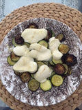 Zucchine e mozzarella