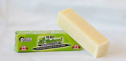 Close-up of the All-Natural Stain Remover Bar