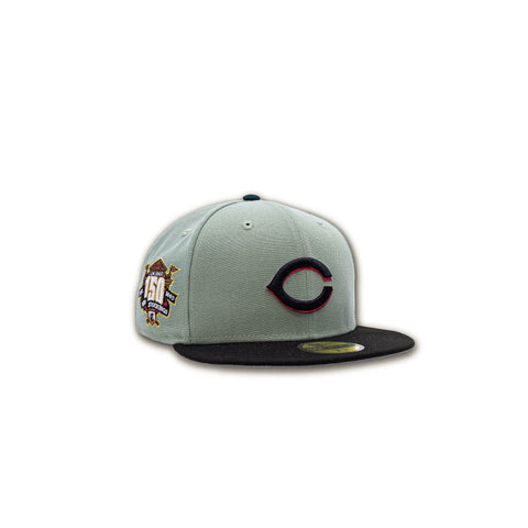 Kansas City Baseball Hat Black Batting Practice New Era 59FIFTY Fitted Black / Metallic Gold | Dark Tan | White / 7 1/8