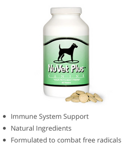 nuvet plus canine chewable wafers