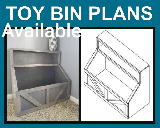 toy box with bookshelf plans