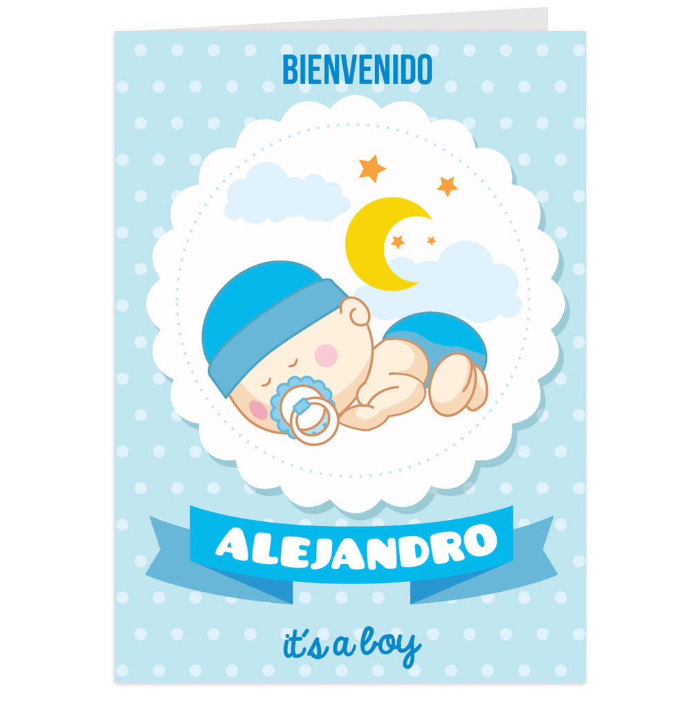 Tarjetas Personalizadas Para Nacimientos Con Sobre 18 X 13 Cm El Regalador Ecuador 3814