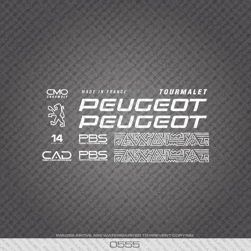 peugeot bicycle decals