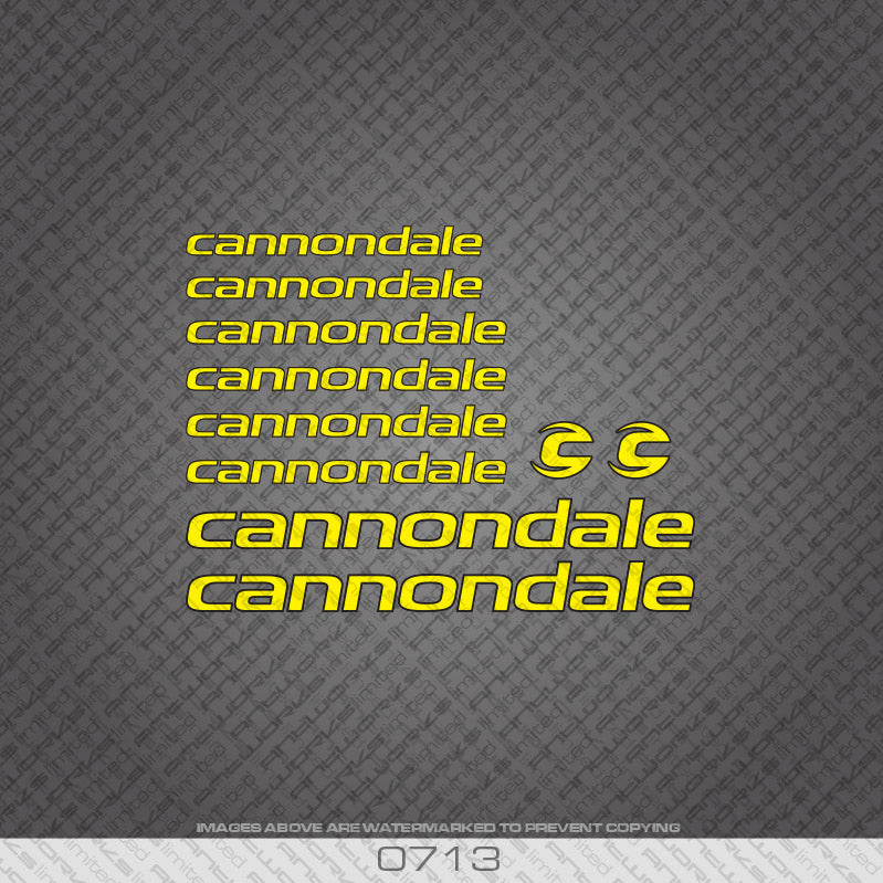 cannondale bike stickers