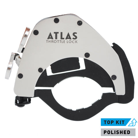 ATLAS Throttle Lock Polished Stainless Steel Top Kit