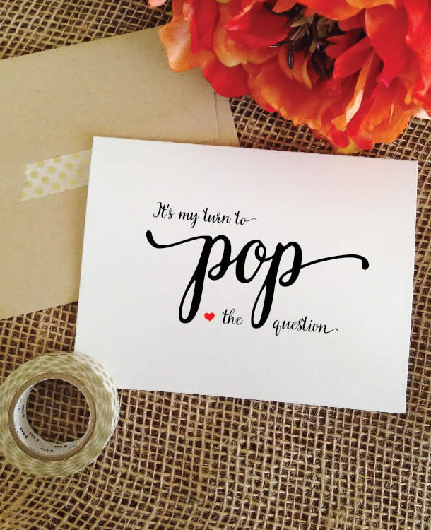 It S My Turn To Pop The Question Will You Be My Bridesmaid Cards Wedding Cheer