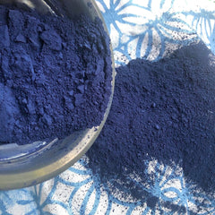 Indigo powder from India used by Pallu Design