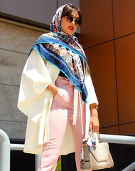 Large silk scarf - Pallu Design