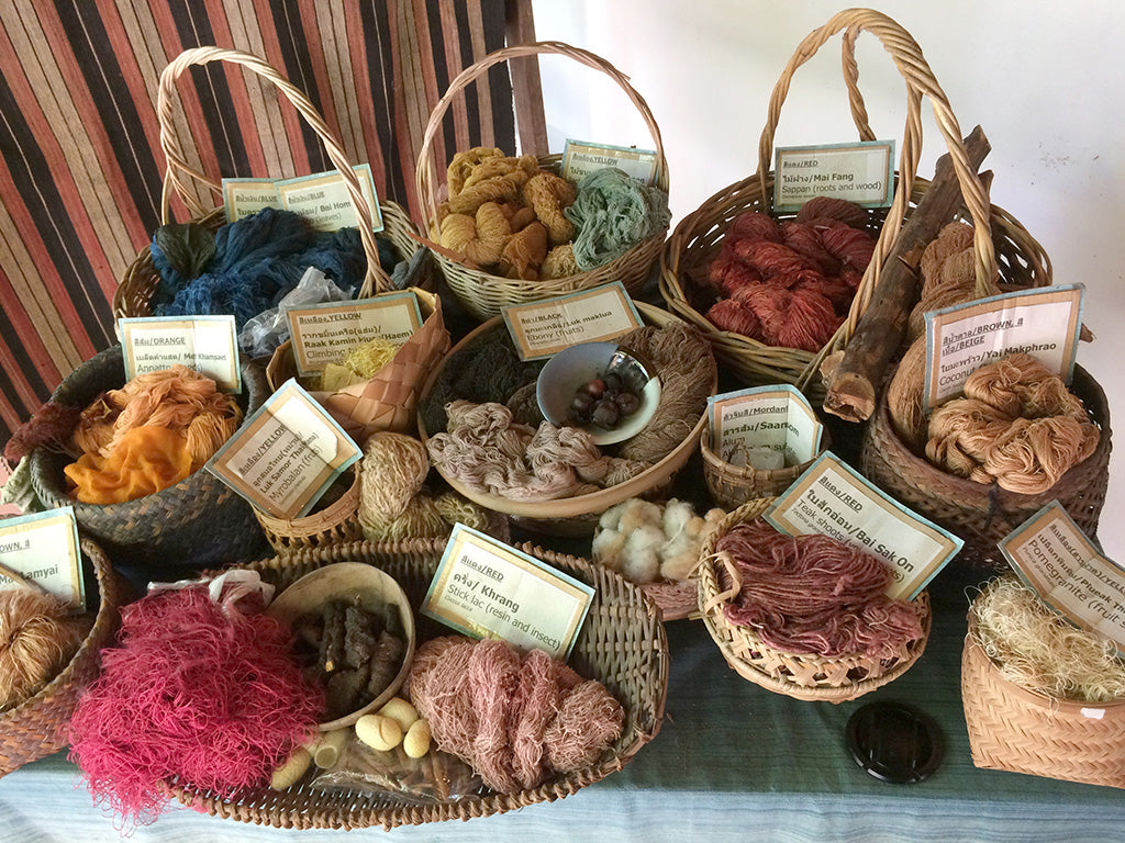 Natural plant dyes at Studio Naenna - Pallu Design