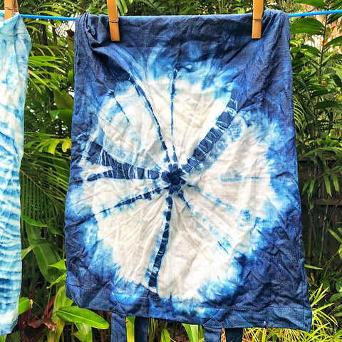 Shibori techniques - Pallu Design