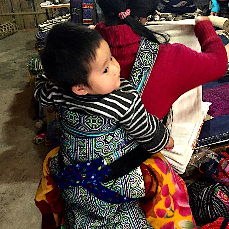 hmong baby carrier