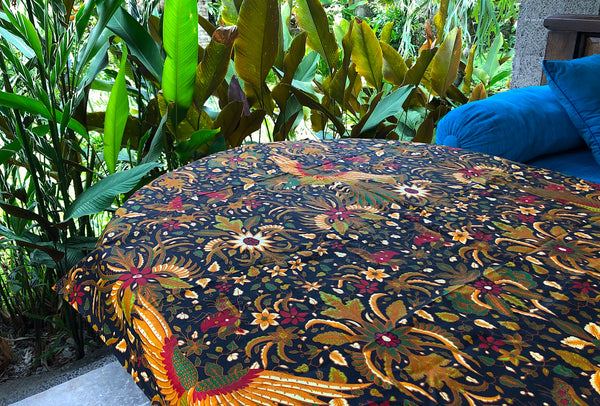 Batik Style Print Sarong - Phoenix Design