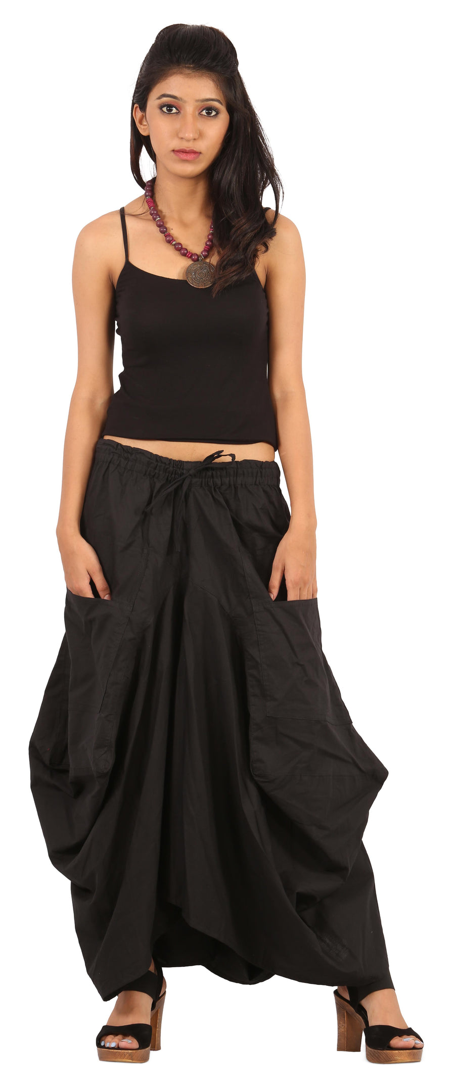 ladies long black skirt