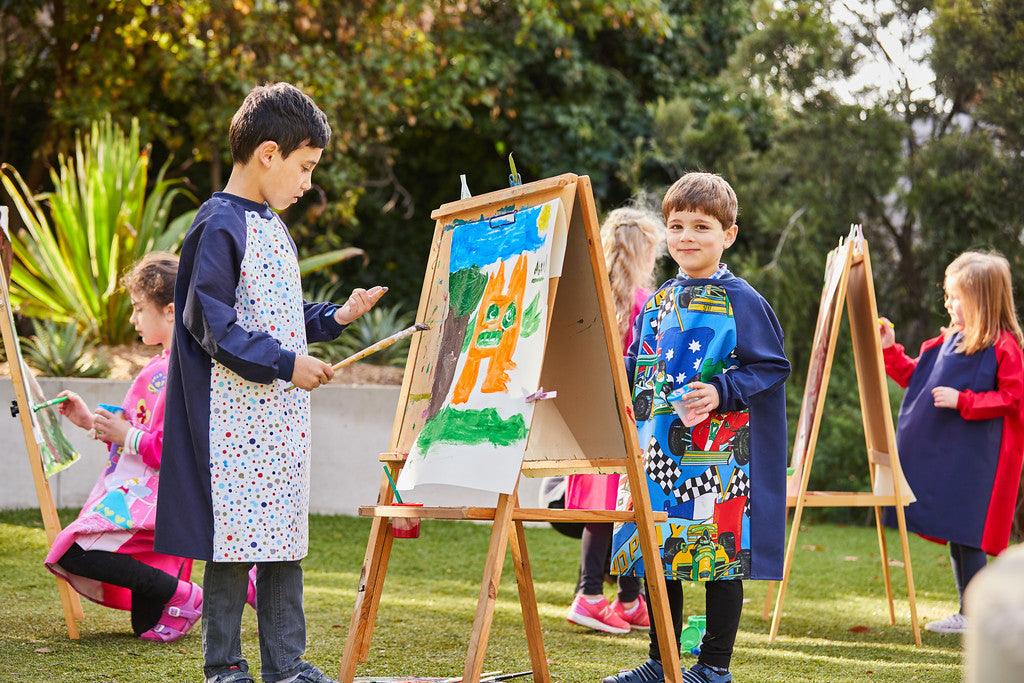 Australian Made Children's Art Smocks  Smart Stuff – Tagged kids painting  apron
