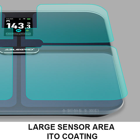 Body Fat Scale, ABLEGRID Digital Smart Bathroom Scale for Body