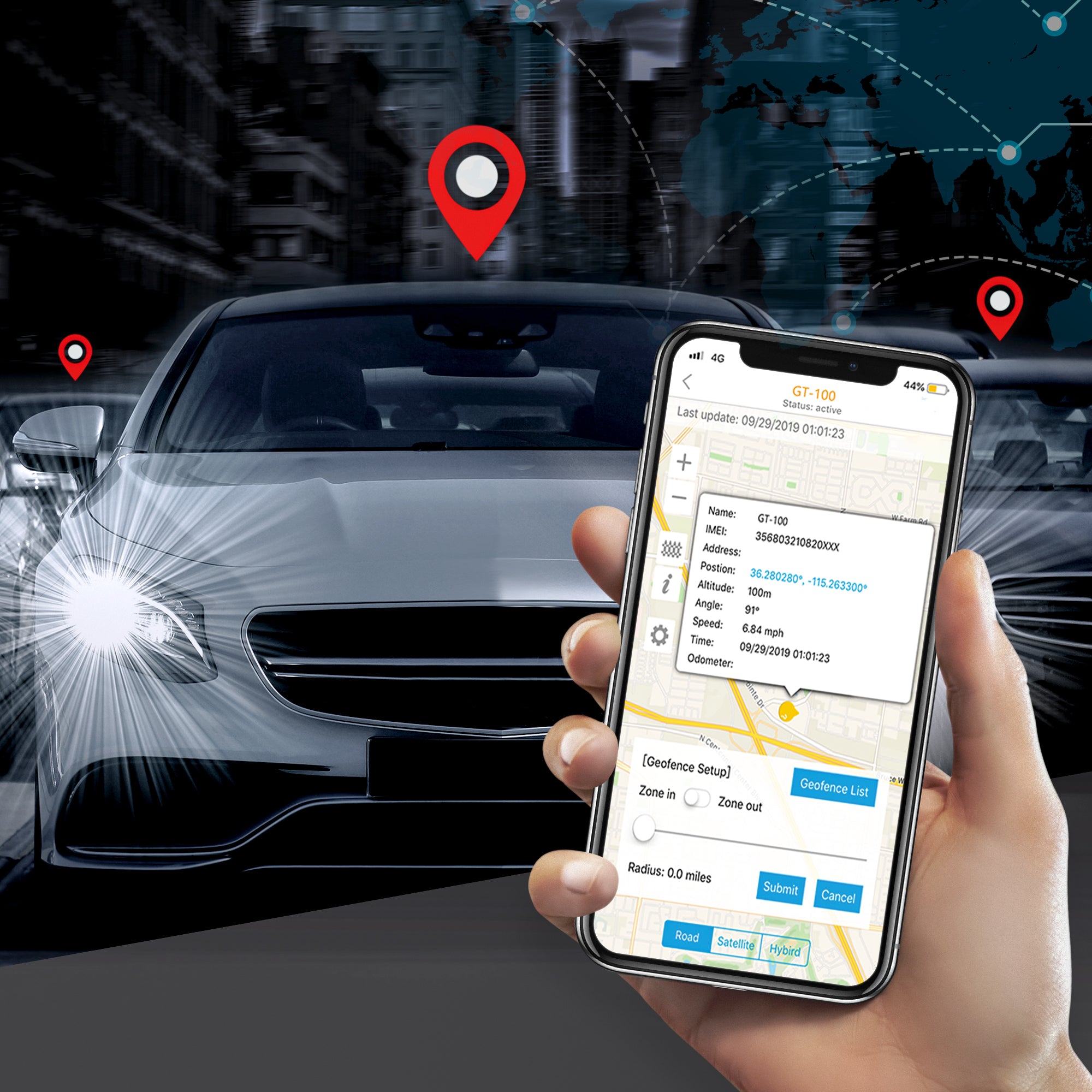 ABLEGRID GPS Tracker for Car 30 Days Battery AT&T – Ablegrid.com