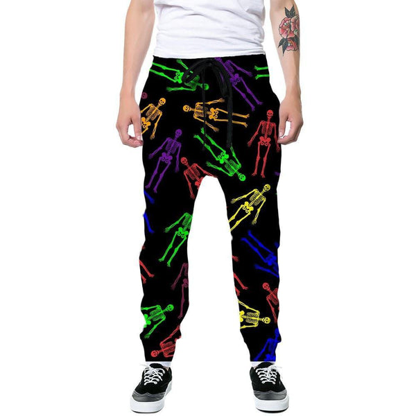 skeleton joggers mens