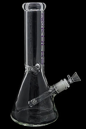 Clear Straight Tube 7mm Beaker Water Pipe (12") - BDD Wholesale