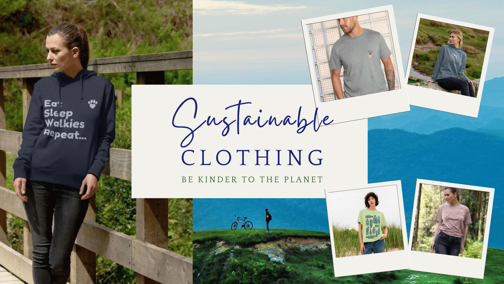 sustainble organic clothing for dog and planet lovers