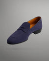 Mason and Smith Ready To Wear - Haru Leather Loafer Navy Suede