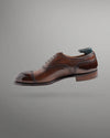 Joseph Cheaney Wilfred Semi Brogue in Mocha Burnished