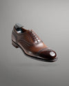 Joseph Cheaney Wilfred Semi Brogue in Mocha Burnished