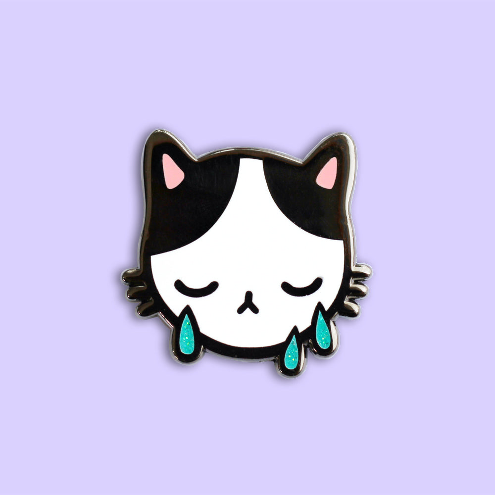 Sad Cat Pin Ponypeople