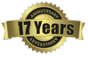 Art & SoulWorks 17 Years in business sticker 