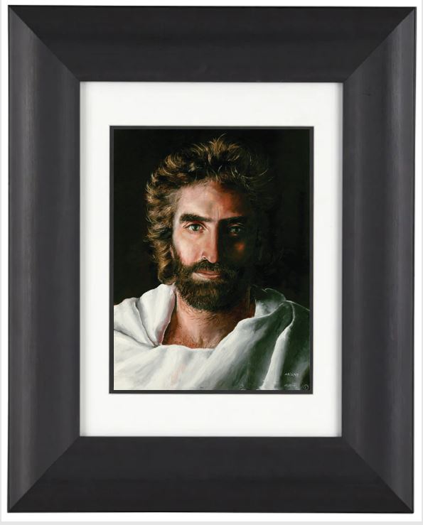 Jesus-Prince of Peace-black frame-akiane kramarik-Jesus Pictures-heaven is for real face of Jesus