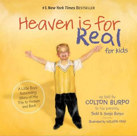 heaven is for real for kids book with colton burpo on the cover