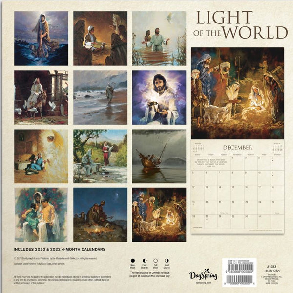 2021 Jesus Calendar - Light of the World - Jesus our Prince of Peace ...