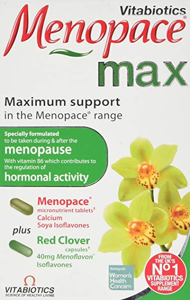 Vitabiotics Menopace Max Tablets Pack Of 84 Bluecrest Direct