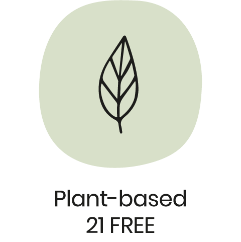 plant-based and 21-FREE