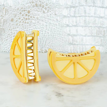 Lemon Hair Clips