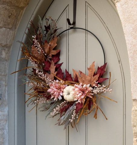 Autumn door wreath