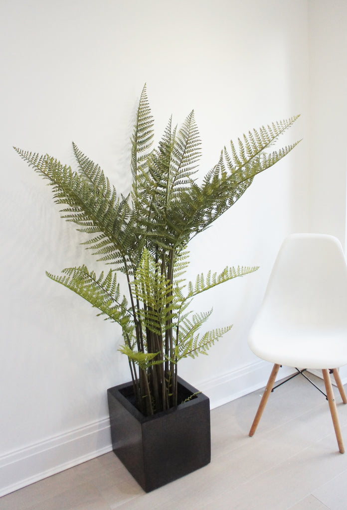 Tall Faux Forest Fern Plant - Artificial Green