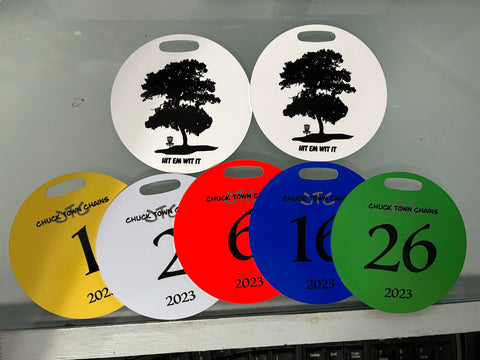 Engraved Acrylic Bag Tags Standard Transparent or Translucent Acrylic –  Phoenix Discs Disc Golf Store