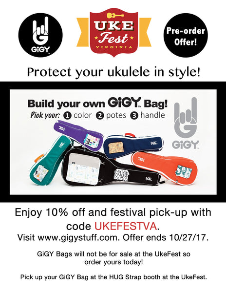 UkeFest VA GiGY Bag Pre-order