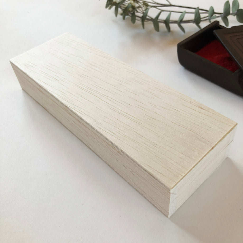 balsa wood box