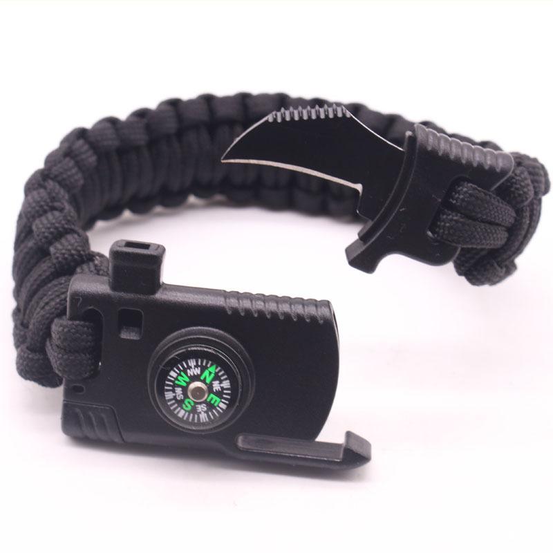 paracord bracelet with compass